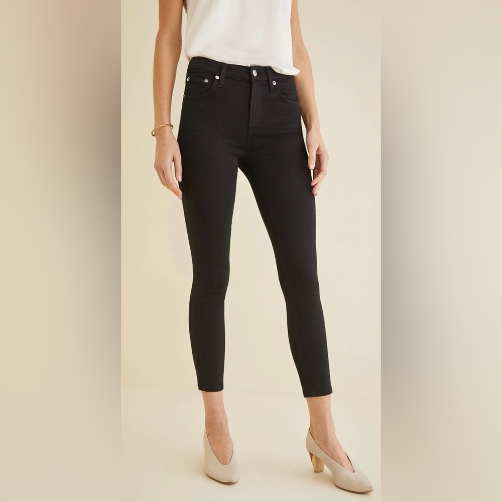 AGOLDE Women’s Sophie Crop Black Jeans Size 29